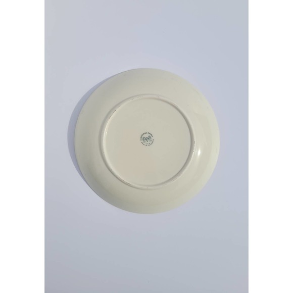 Vintage 60s Flintridge Belnor Blue Floral‎ California Ceramic Coupe Soup Bowl - Picture 8 of 10